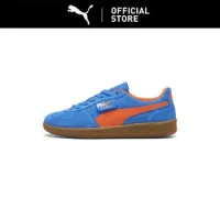 PUMA Sepatu Sneakers Palermo Hyperlink Blue-Flame Flicker-Gum