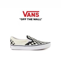 Vans Slip On Checkerboard Comfycush Black White