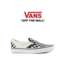 Vans Slip On Checkerboard Comfycush Black White